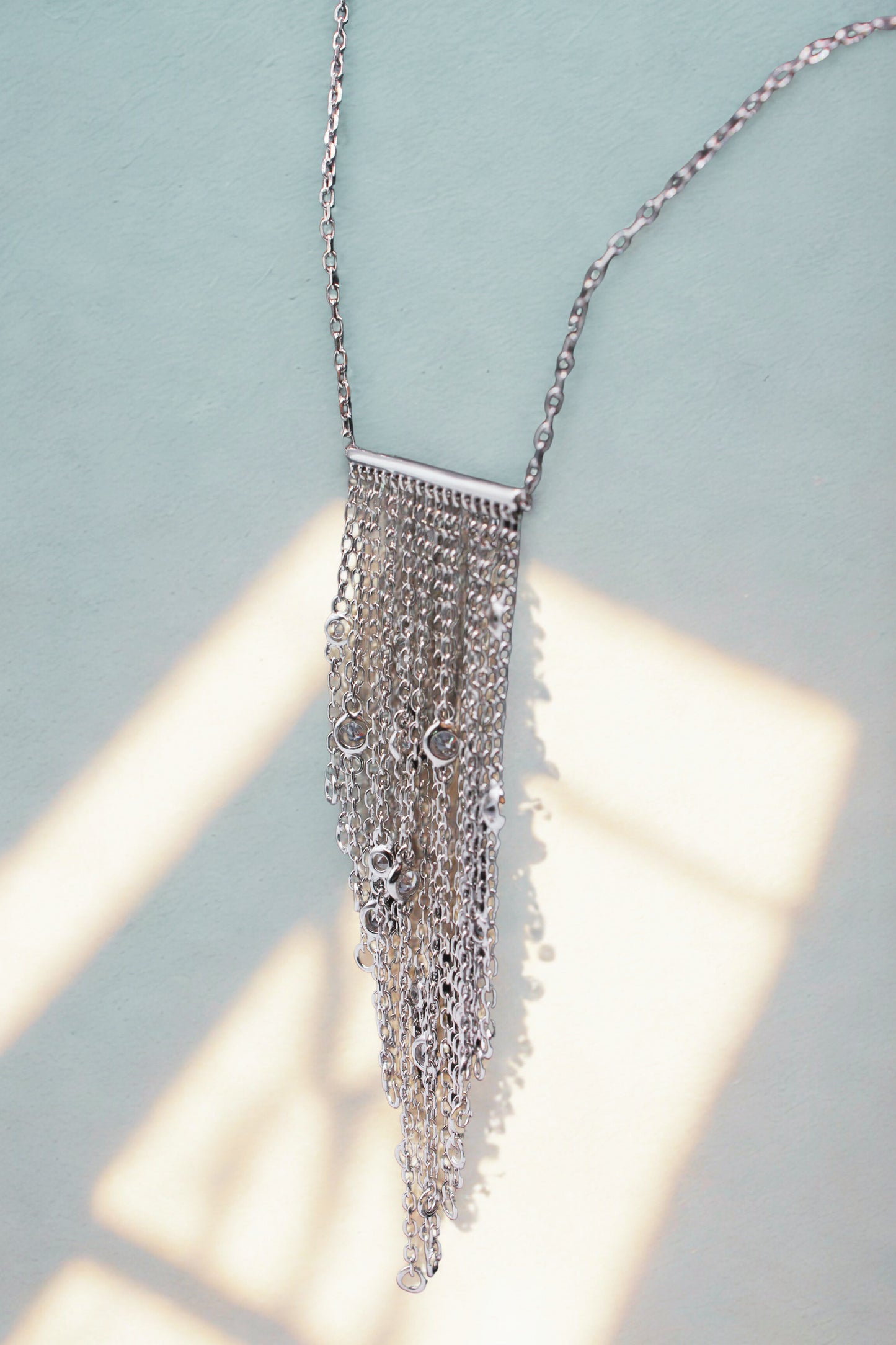 925 Sterling Silver Radiance Line Necklace
