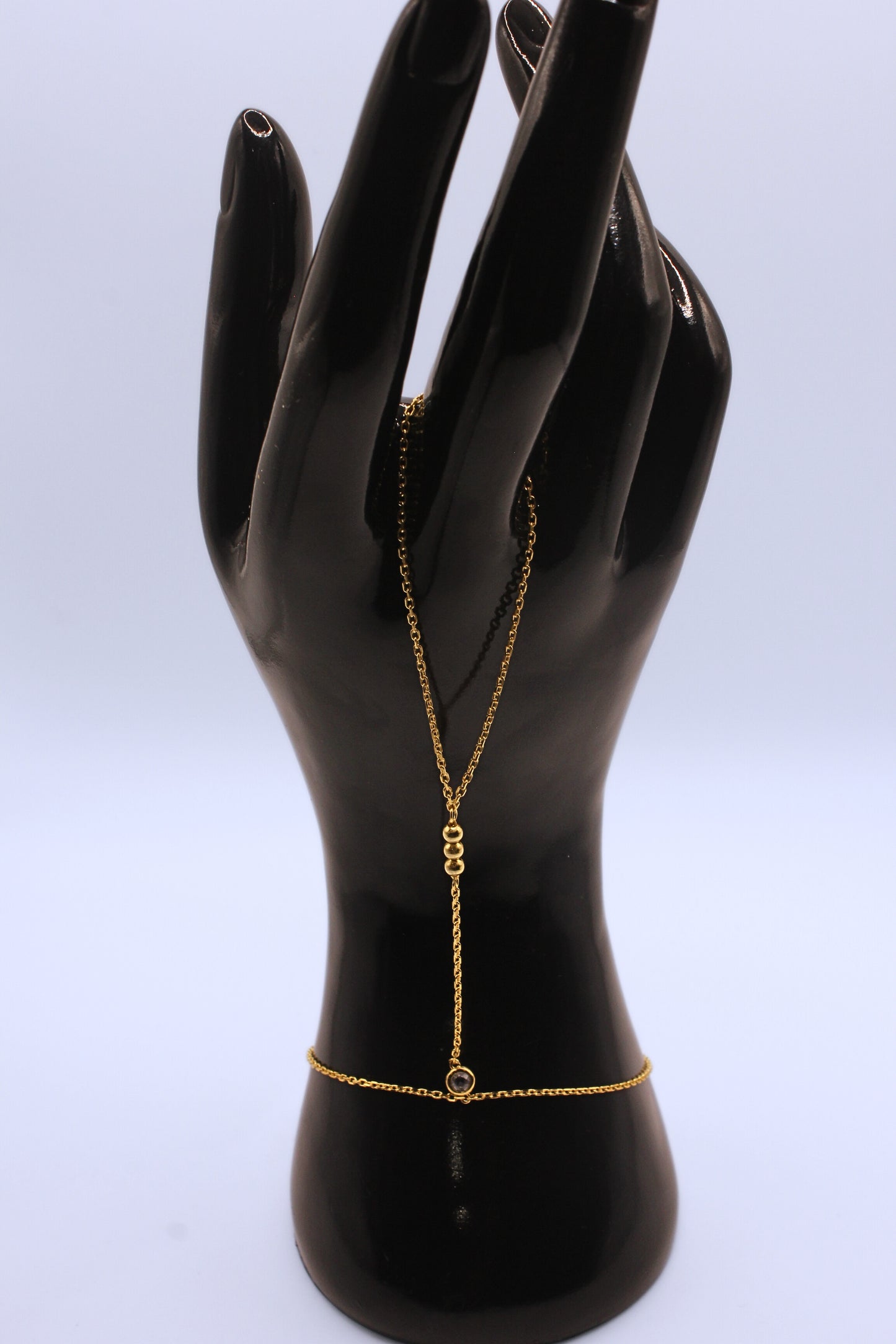 925 Sterling Silver Focal Glint Hand Chain