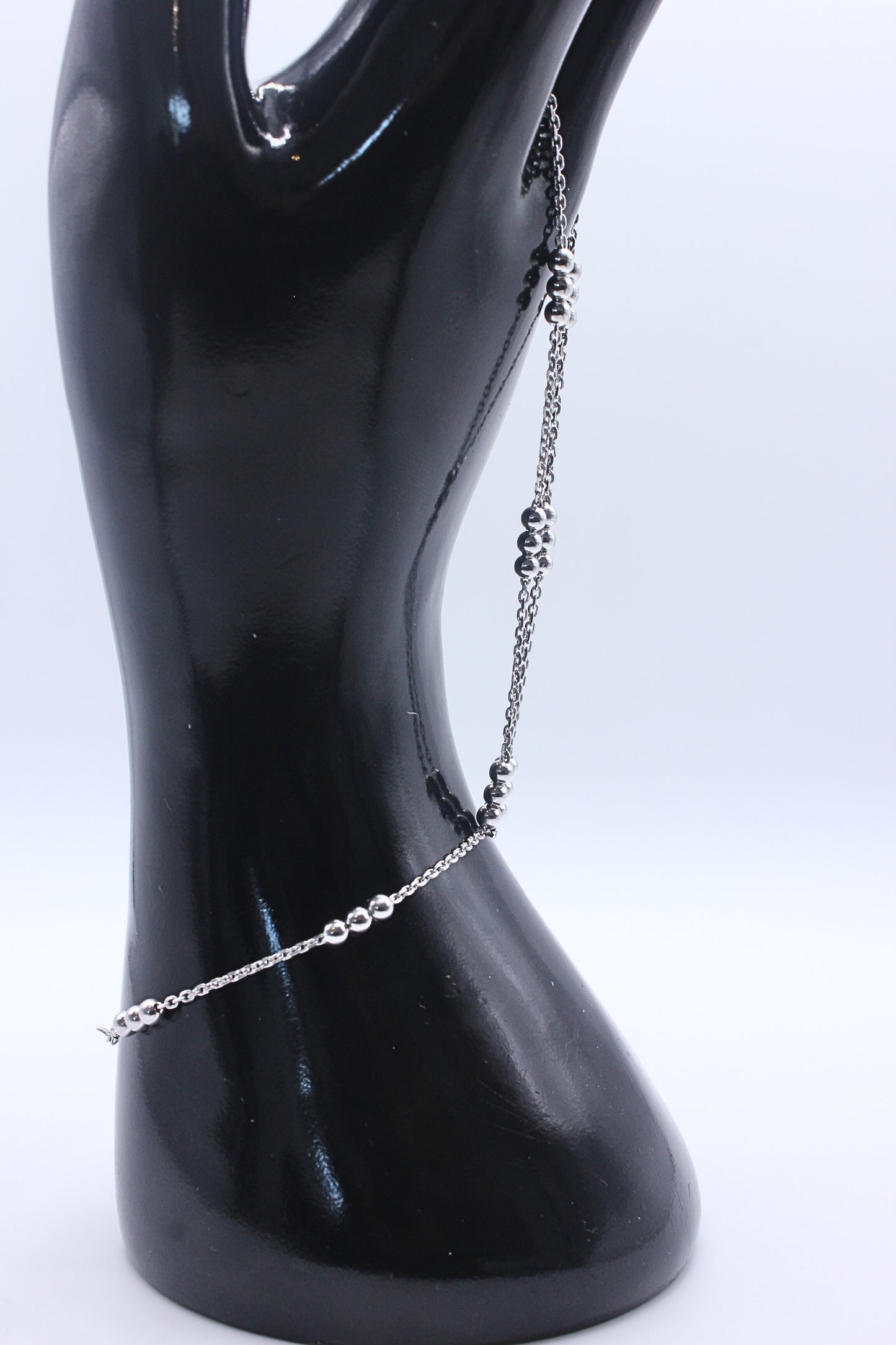 925 Sterling Silver Dual Path Hand Chain