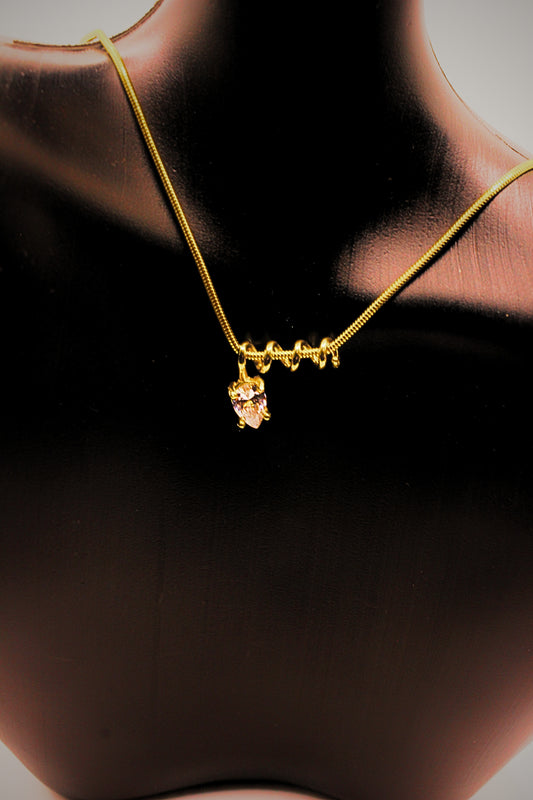 Ivy Glow Dual Pendant Necklace