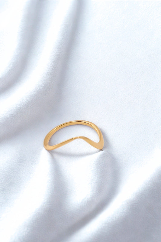 Solitaire Bypass Wrap Ring