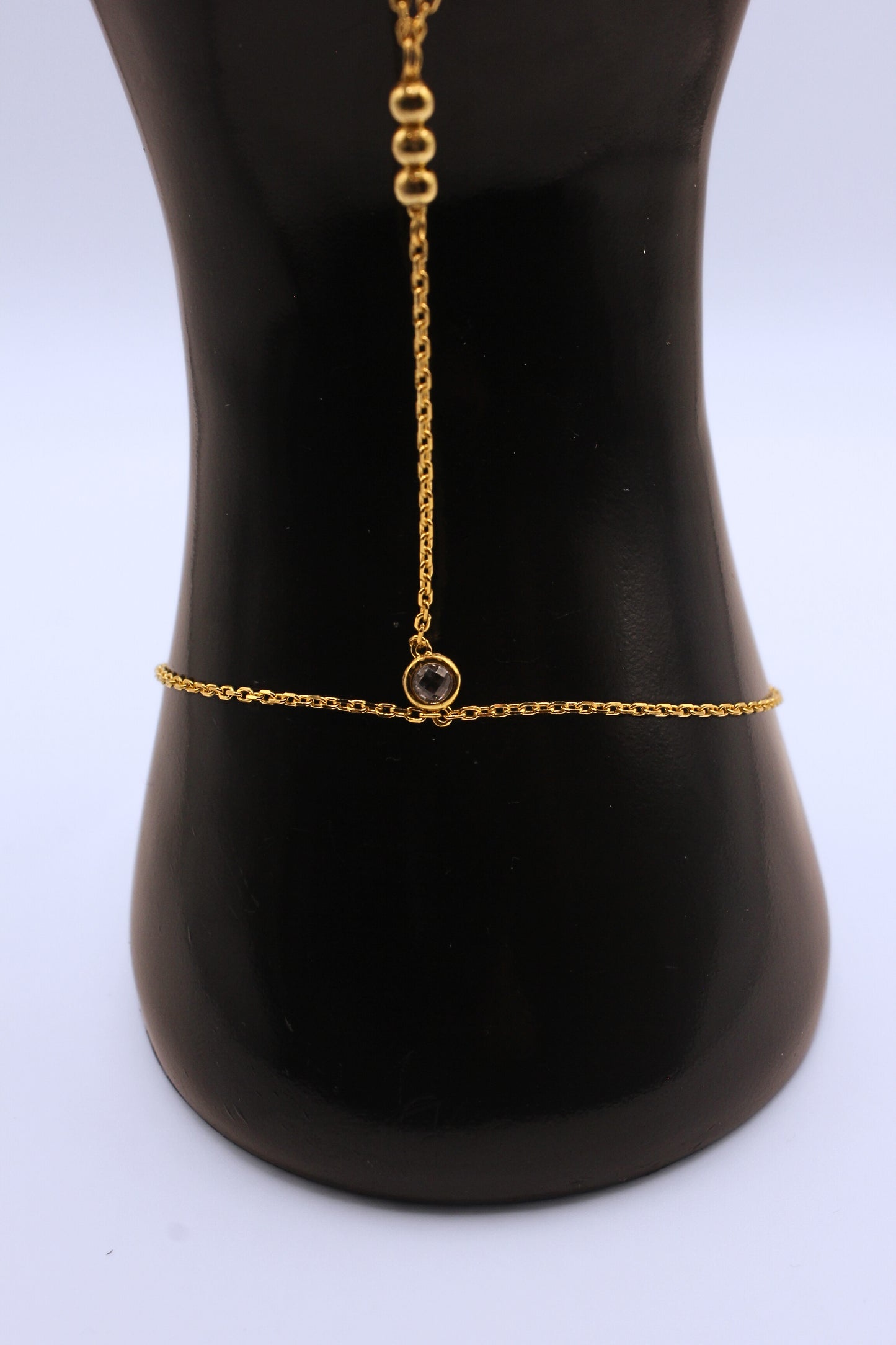 925 Sterling Silver Focal Glint Hand Chain