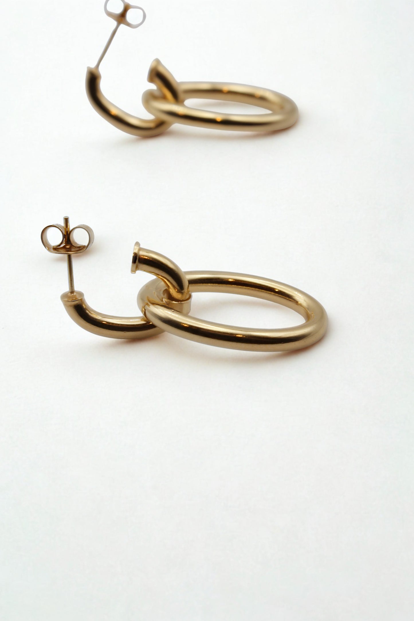 925 Sterling Silver Eternal Hoop Earrings (Bold Round)