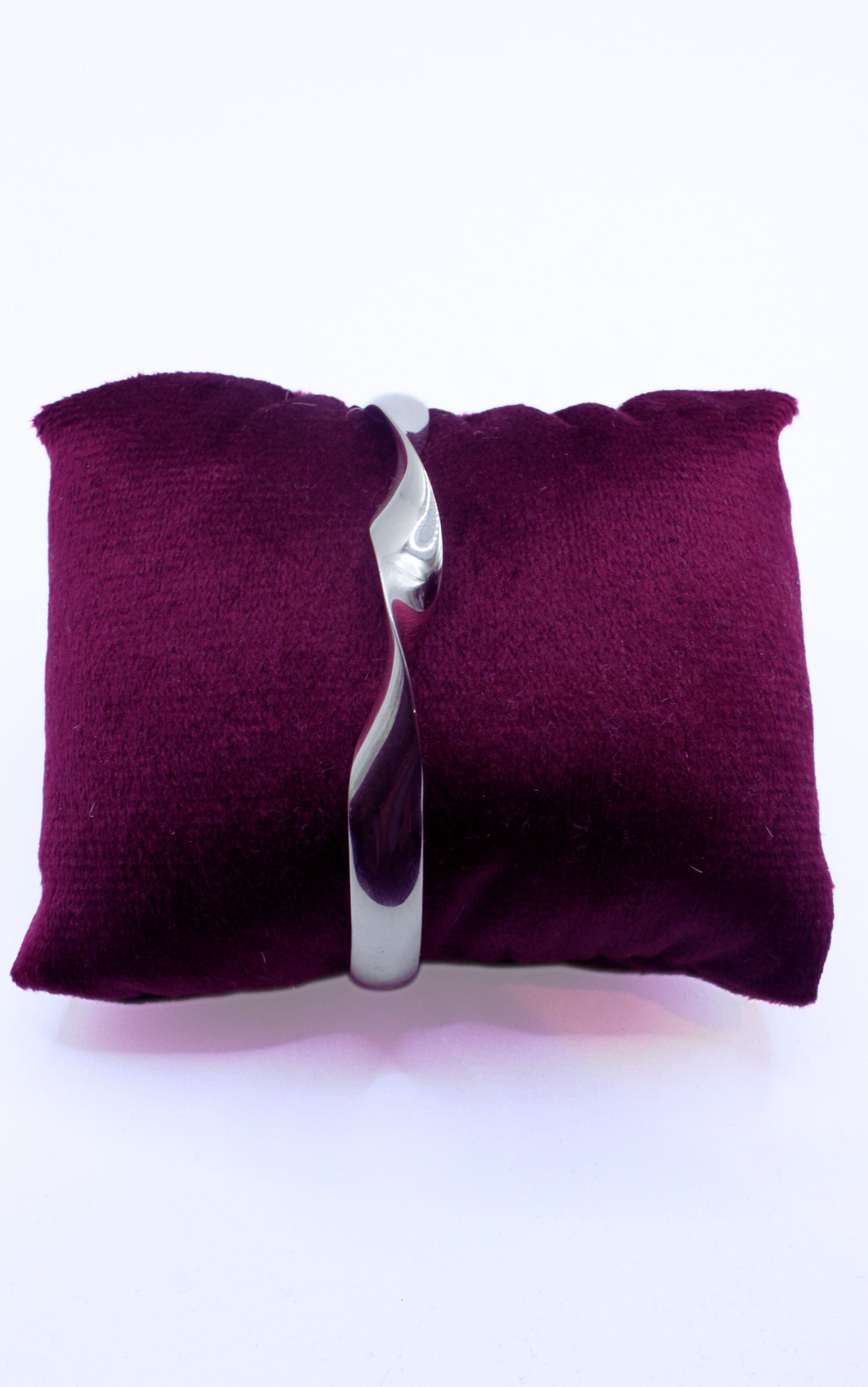 925 Sterling Silver Liquid Twist Silver Cuff Bracelet