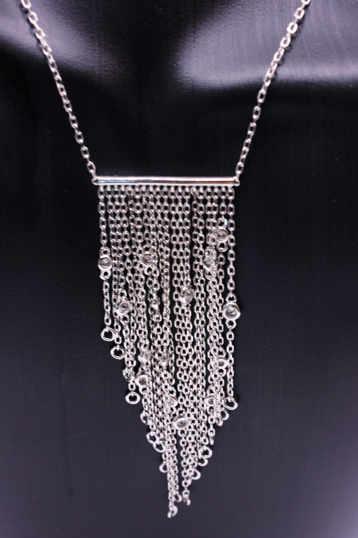 925 Sterling Silver Radiance Line Necklace