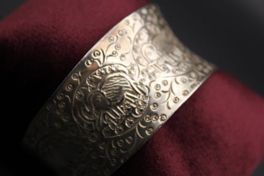 Authentic Embossed Elephant Cuff