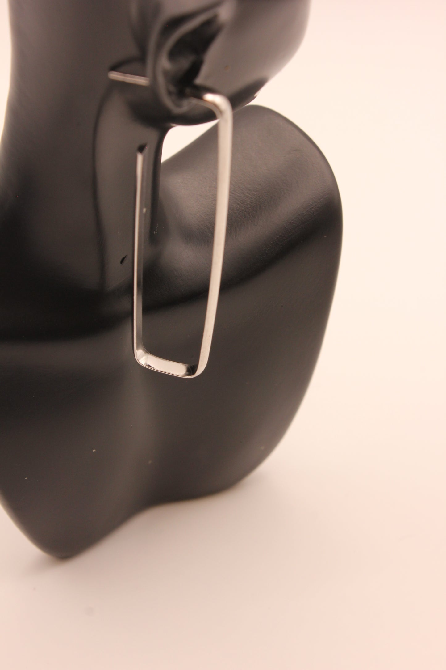 925 Sterling Silver Minimalist Frame Earrings