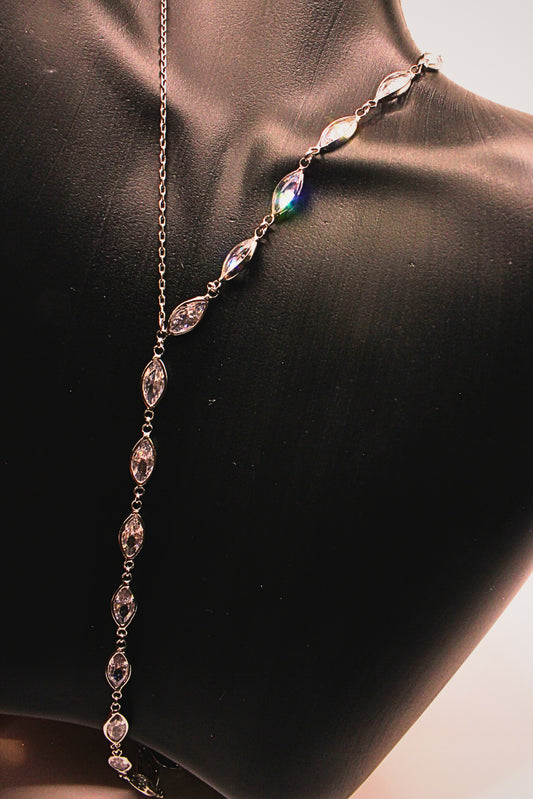 Crystal Marquis Y-Necklace