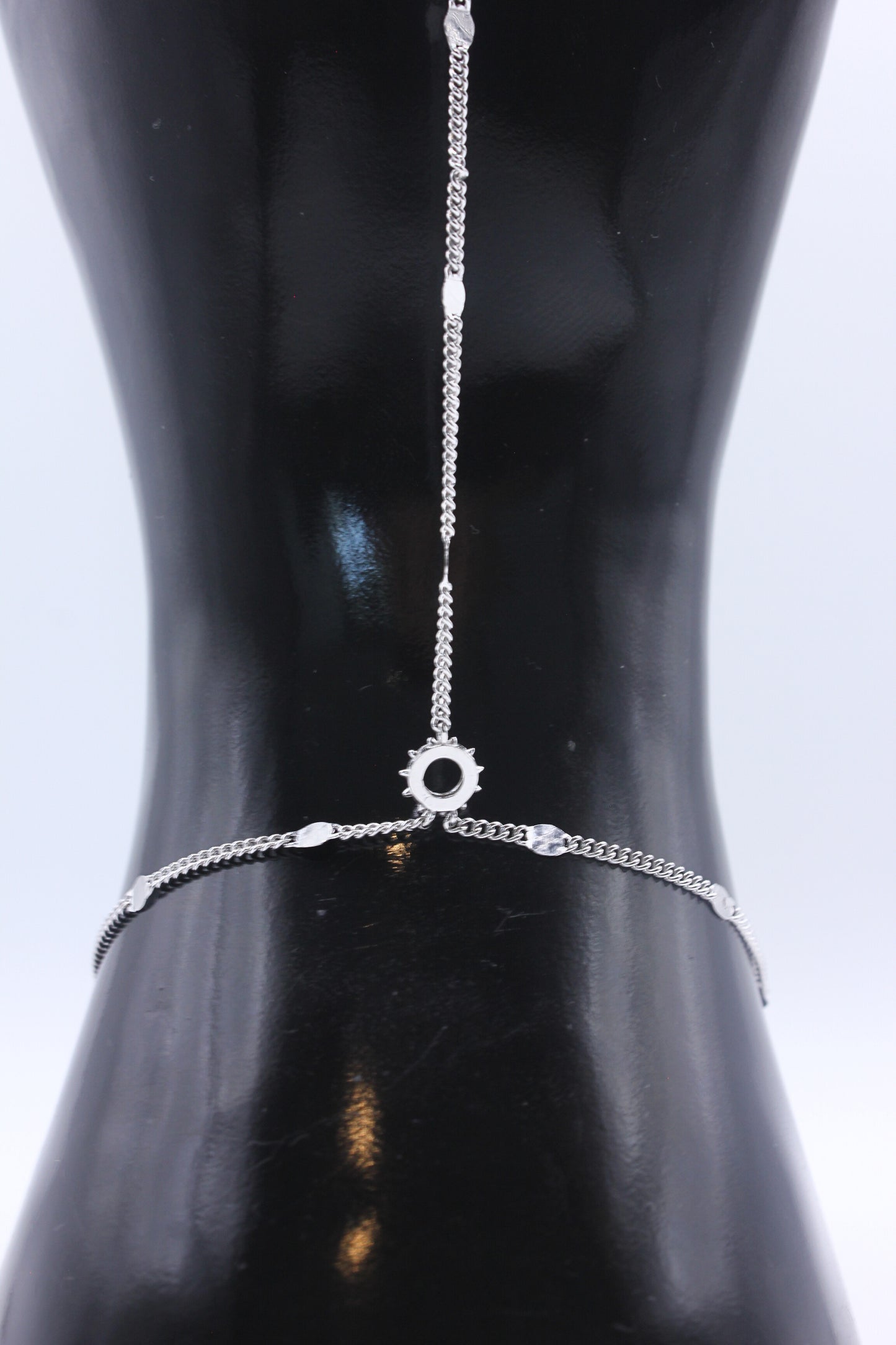 925 Sterling Silver Sun-Wheel Hand Chain