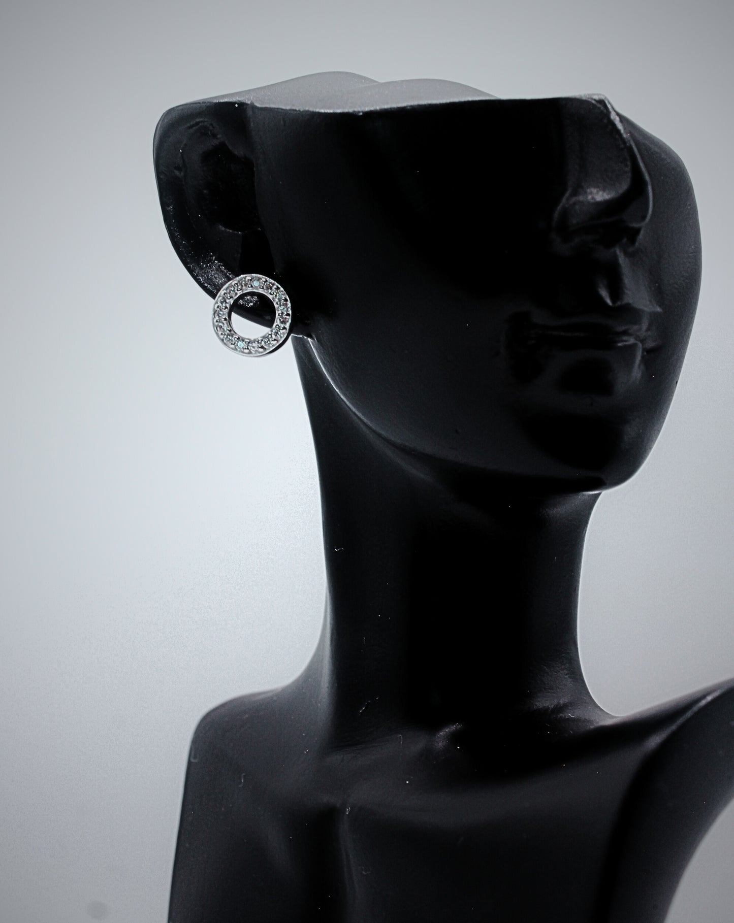 925 Sterling Silver Asymmetric Radiance Earring Set